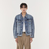 Standard darts denim jacket (Greyish Blue)