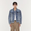 Standard darts denim jacket (Greyish Blue)